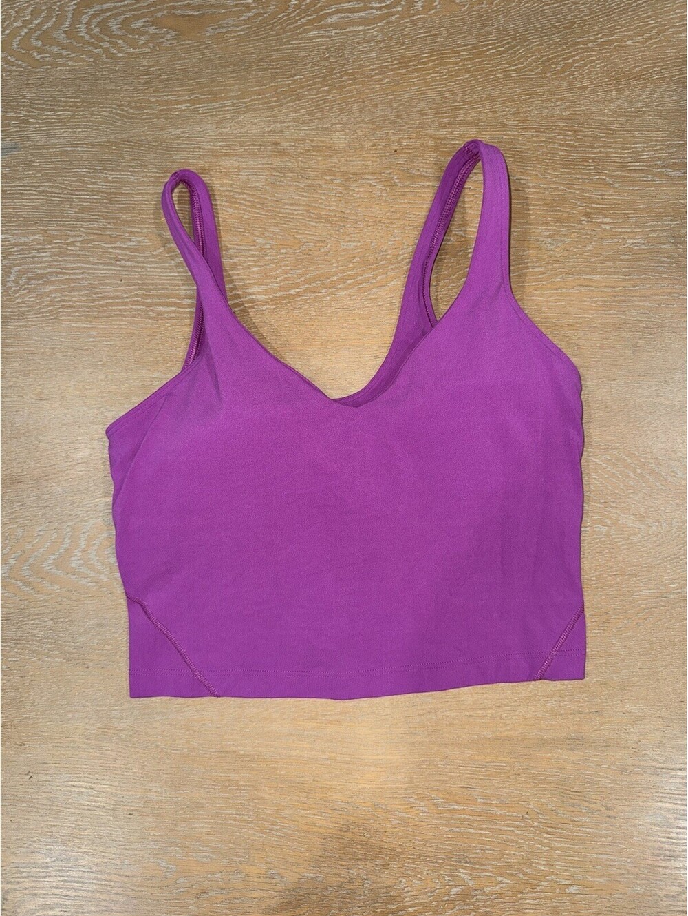 Lululemon Align Tank Top SIZE 8 Vivid Plum Pads Included